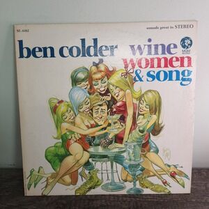 Wine Women & Song Ben Colder Vinyl Record Album LP MGM Records Country‎
